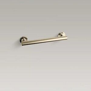 KOHLER K-11891-AF Purist 12-Inch Grab Bar, Vibrant French Gold